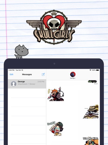 Skullgirls ステッカー！のおすすめ画像2