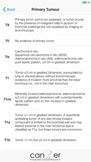 lung cancer tnm staging tool iphone screenshot 3
