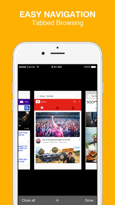 Screenshot #3 pour Navigateur Web Video Lte Lite