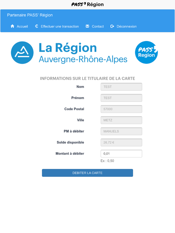 Partenaire PASS' Région iPad screenshot 5
