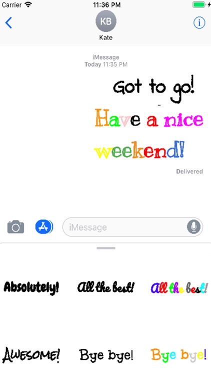 Silly Fonts Stickers