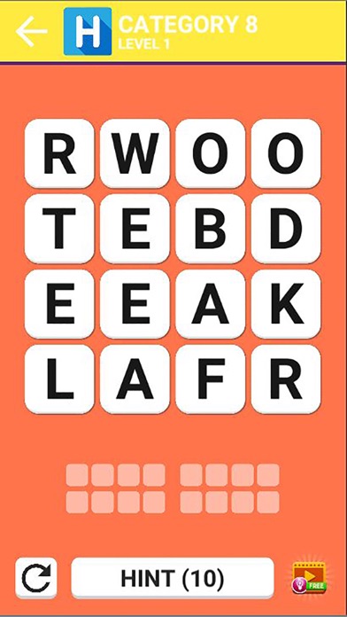 Word Blocks Swipe Ruzzle+ screenshot 3