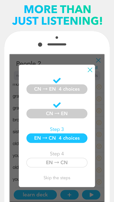 Audily Chinese (Mandarin) iPhone screenshot 3 - Education app