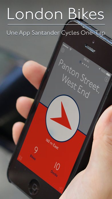 Screenshot #1 pour London Bikes — Une App Santander Cycles One-Tap