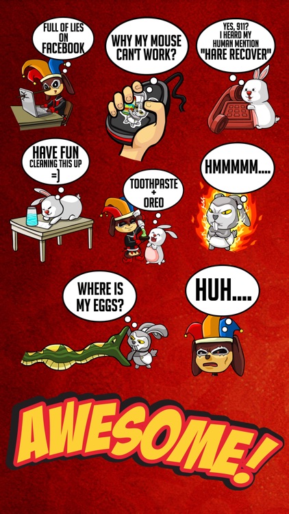 Devil Bunny - iMessage Sticker