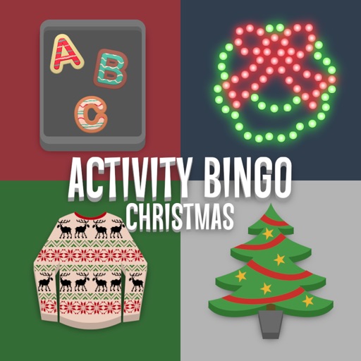 Activity Bingo Christmas Icon