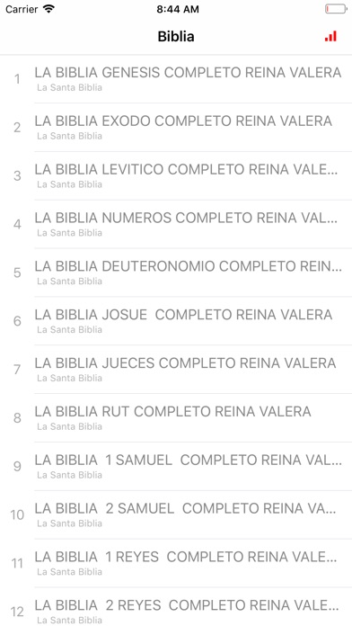 La Santa Biblia - Reina Valera screenshot 2
