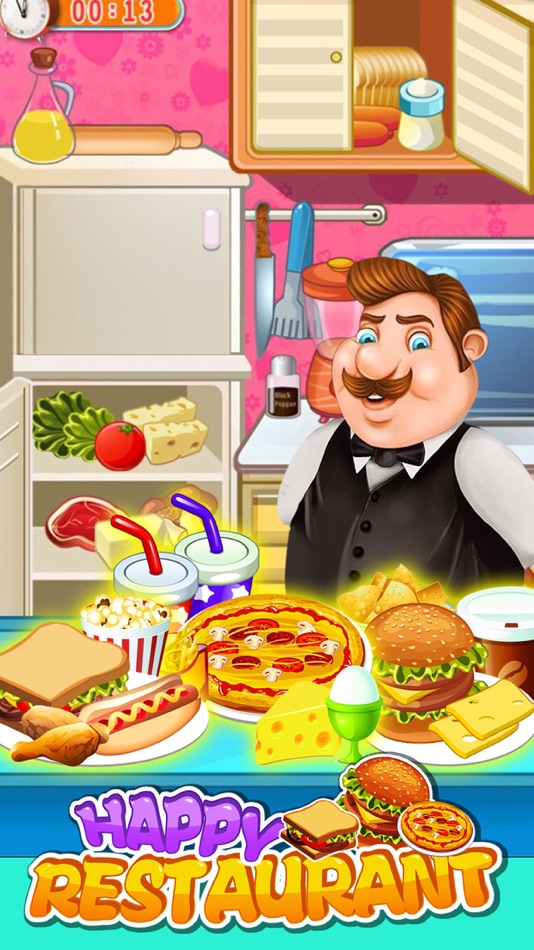 Happy Restaurant Mania - 1.3 - (iOS)