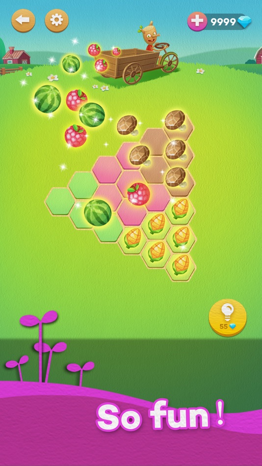 #3. Hexa Farm :Simple Block Puzzle (iOS) 由: 剑锐 廖