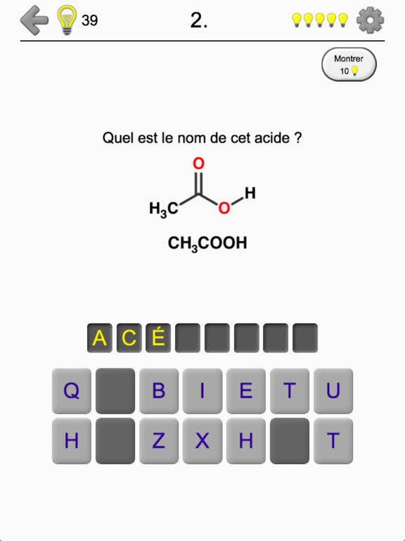 Screenshot #4 pour Acides carboxyliques et esters