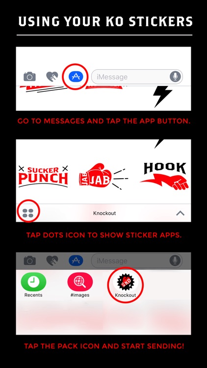 Knockout Stickers screenshot-4
