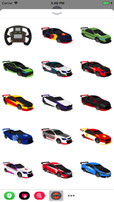 V8 Bathurst Supercars Stickers screenshot