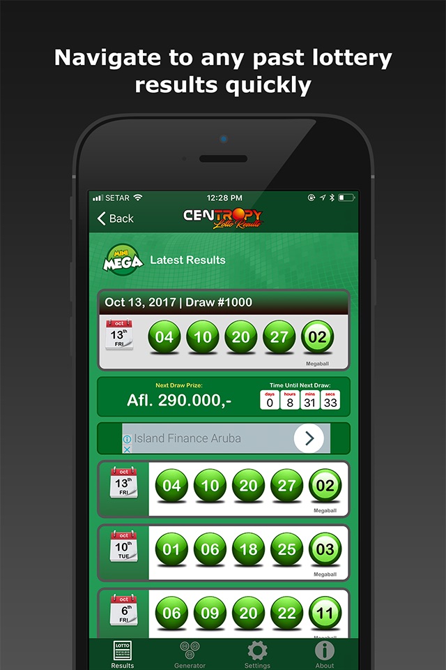 Centropy Lotto Results screenshot 3