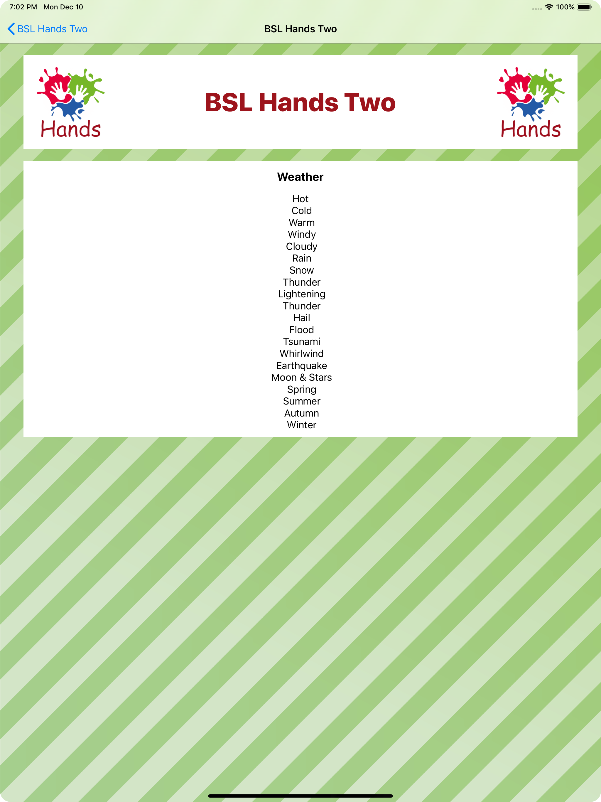 BSL Hands Two
