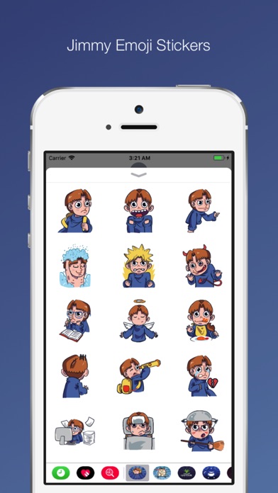 Jimmy Emoji Stickers screenshot 2