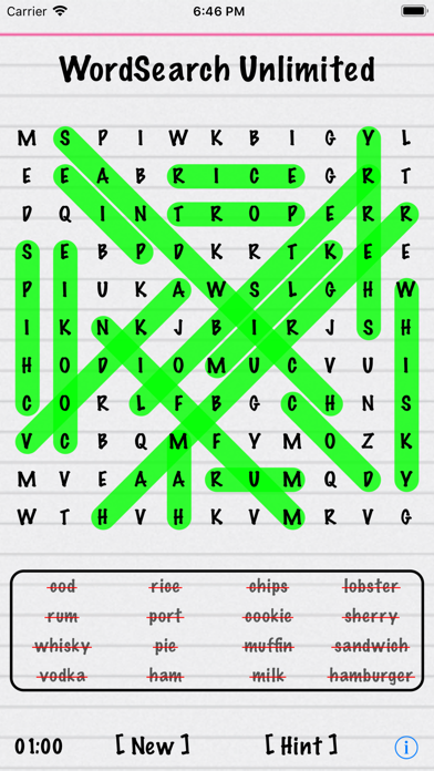 Screenshot #2 pour Word Search Unlimited