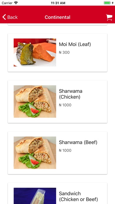 KiliMeals screenshot 3