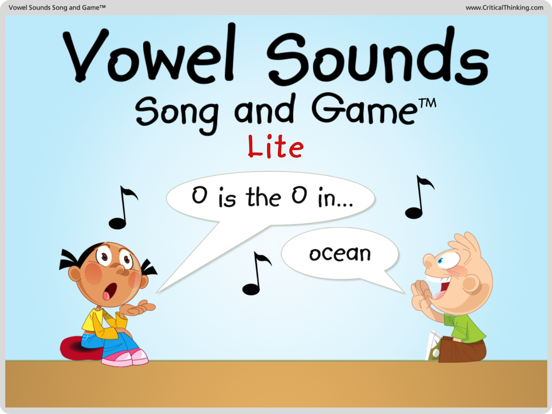 Screenshot #4 pour Vowel Sounds Song & Game Lite