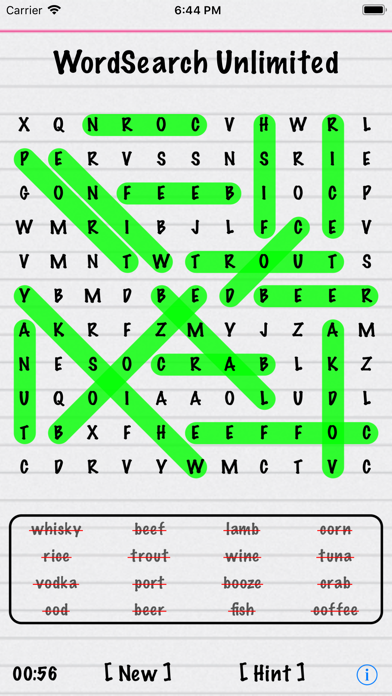 Screenshot #2 pour Word Search Unlimited Free