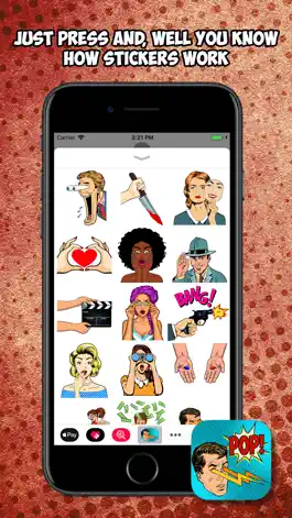 Game screenshot Pop Comic Animated Stickers hack