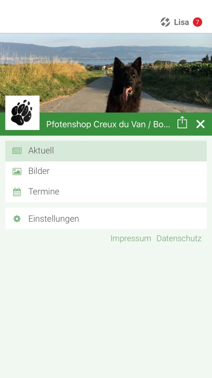 Pfotenshop Creux du Van