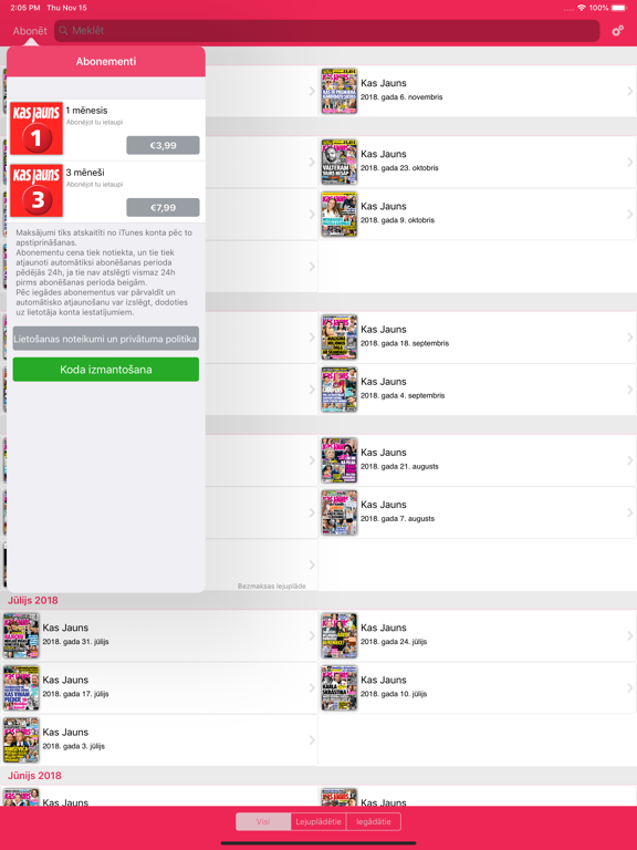 Screenshot #6 pour Žurnāls 