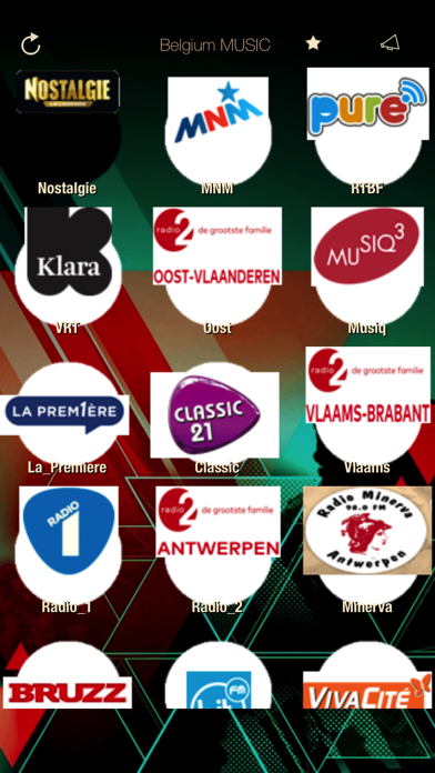 Screenshot #1 pour Belgium Music Radio ONLINE