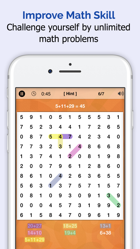 #2. Math Puzzle Fun and Learn (iOS) Podle: iThinkdiff