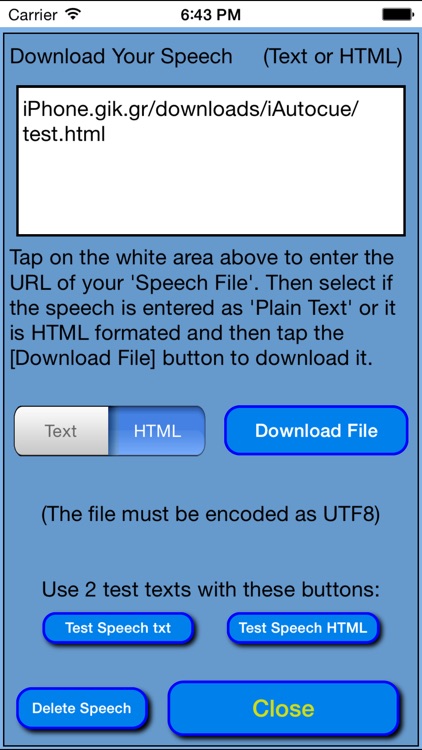 iAutocue (simple) screenshot-3