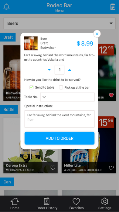 Quick Drinks App screenshot 3