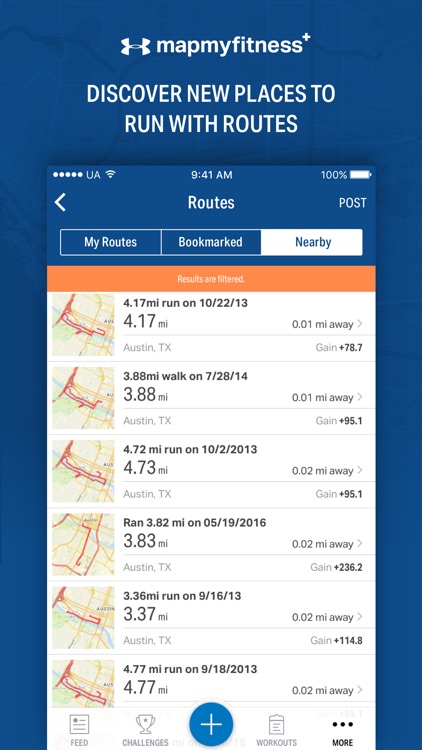 Map My Fitness+ - GPS Workout Trainer & Tracker screenshot-3