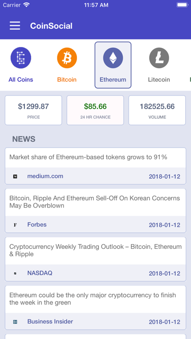 Coin Social - Crypto Tracker screenshot 2
