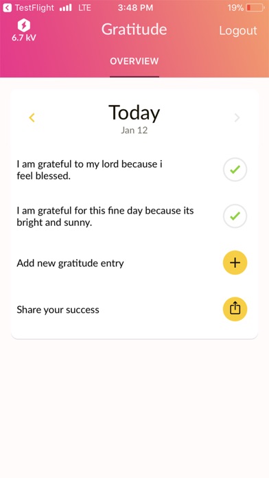 Pavlok Gratitude screenshot 3