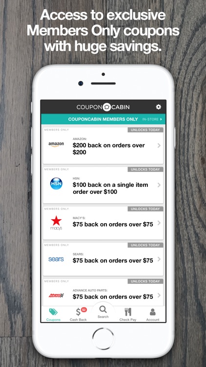 CouponCabin: Cash Back & Deals screenshot-4