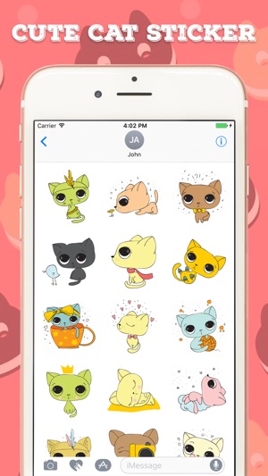 Cute Cat Chat Funny Stickers(圖1)-速報App