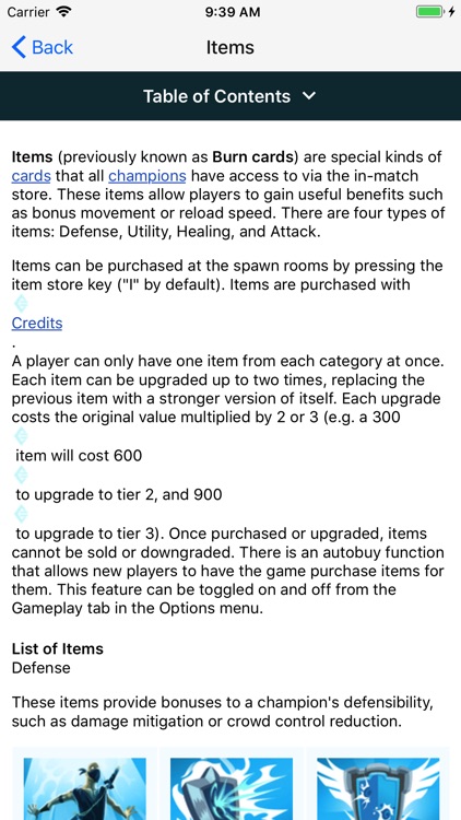 Mobile Wiki for Paladins