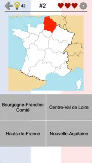 french regions: france quiz iphone screenshot 1
