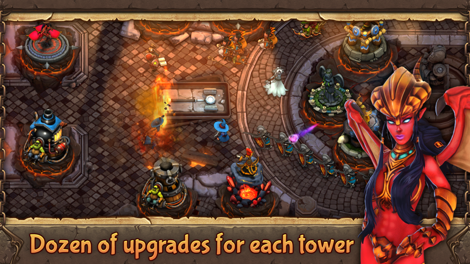 #2. Evil Defenders (iOS) 由: Crazy Panda Limited