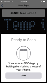 LPC8N04 NFC App screenshot