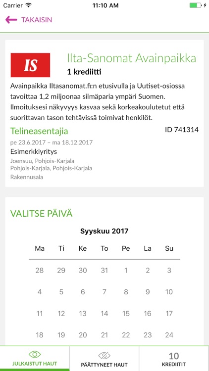 Oikotie Työnantajalle screenshot-3