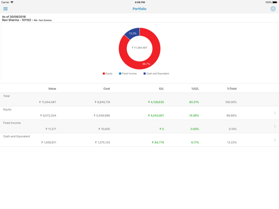 Screenshot #6 pour MyPortfolioView