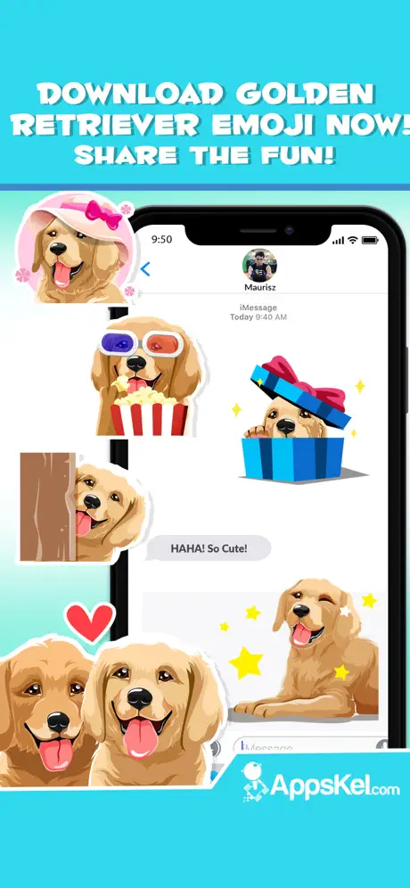 Large Dog Emoji Keyboards