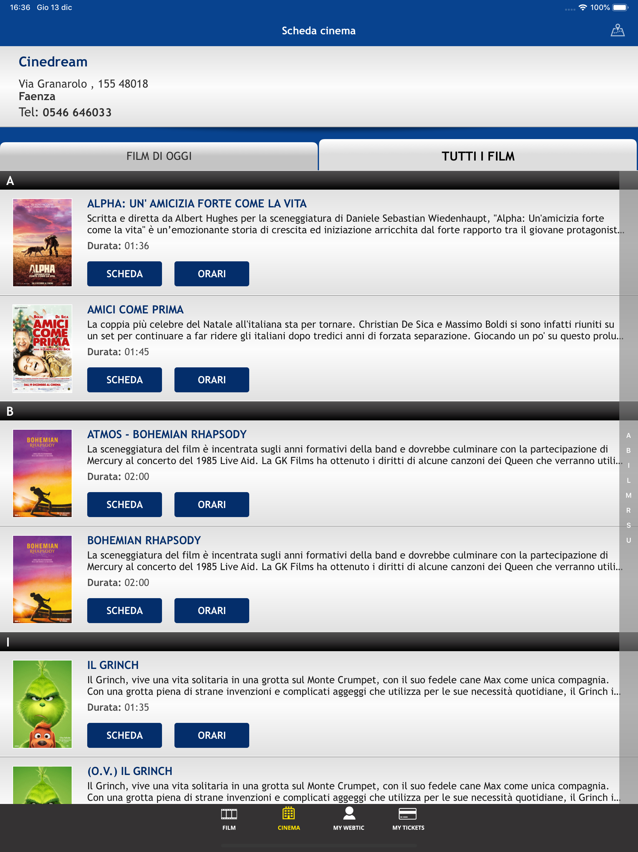 Webtic CineDream Cinema screenshot 7