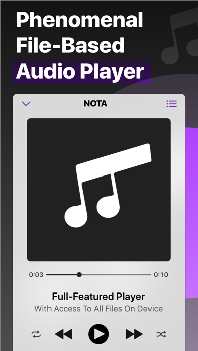 Nota - Player for Filesのおすすめ画像1