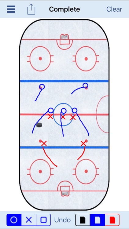 Hockey Strategy Board