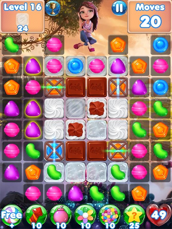 Screenshot #6 pour Candy Girl - Mini bubble games