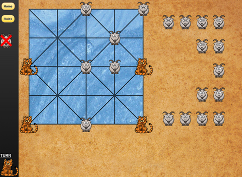 Goats and Tigers - Bagh-Chal screenshot 2