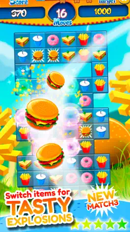 Game screenshot Match 3 Burger HD: Delicious Food Mania mod apk