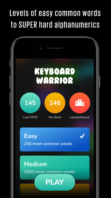 Screenshot #3 pour Keyboard Warrior Speed Typing