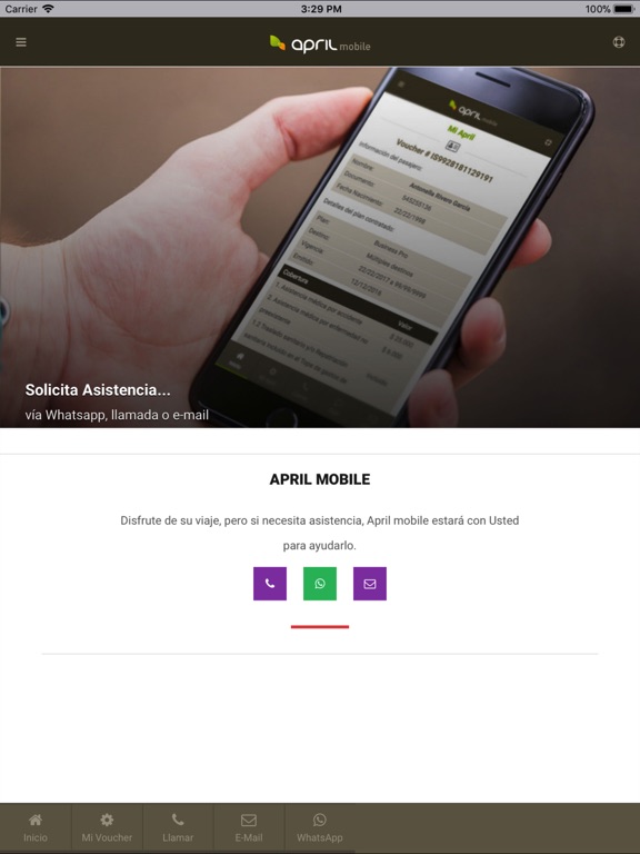 Screenshot #5 pour April Mobile